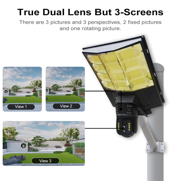 Solar Street Light with V380 4G WiFi 10X Dual-lens Monitoring HD Camera, No SD Card, 64GB SD Card, 128GB SD Card Solar Street Light with V380 4G WiFi 10X Dual-lens Monitoring HD Camera, No SD Card, 64GB SD Card, 128GB SD Card
